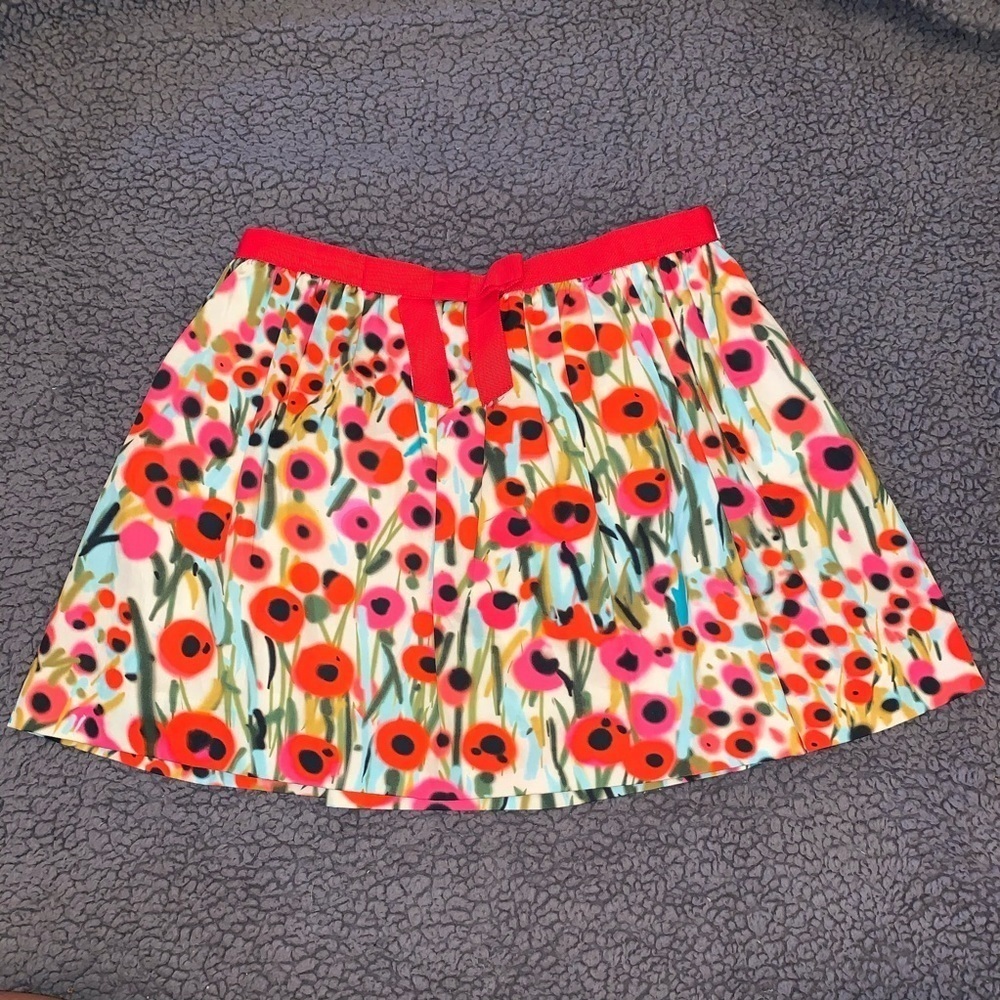 Milly Minis floral Skirt elastic waist, 14